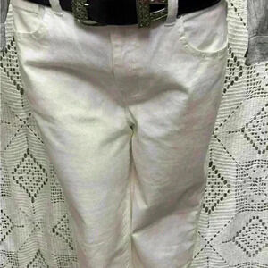 HARPER Women NWT heritage white HIGH RISE SKINNY jeans raw jagged hem size 30